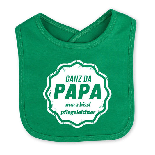 Babylätzchen "Ganz da Papa" - meinherzschlag.de