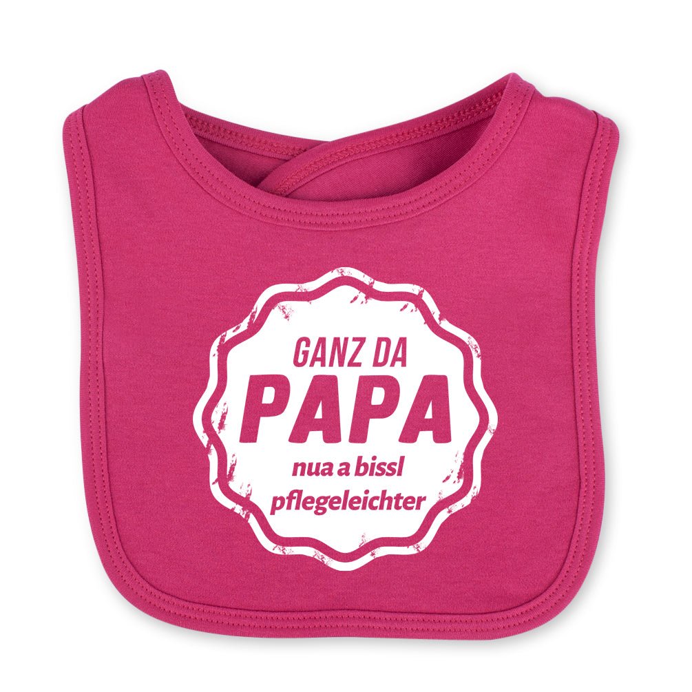 Babylätzchen "Ganz da Papa" - meinherzschlag.de