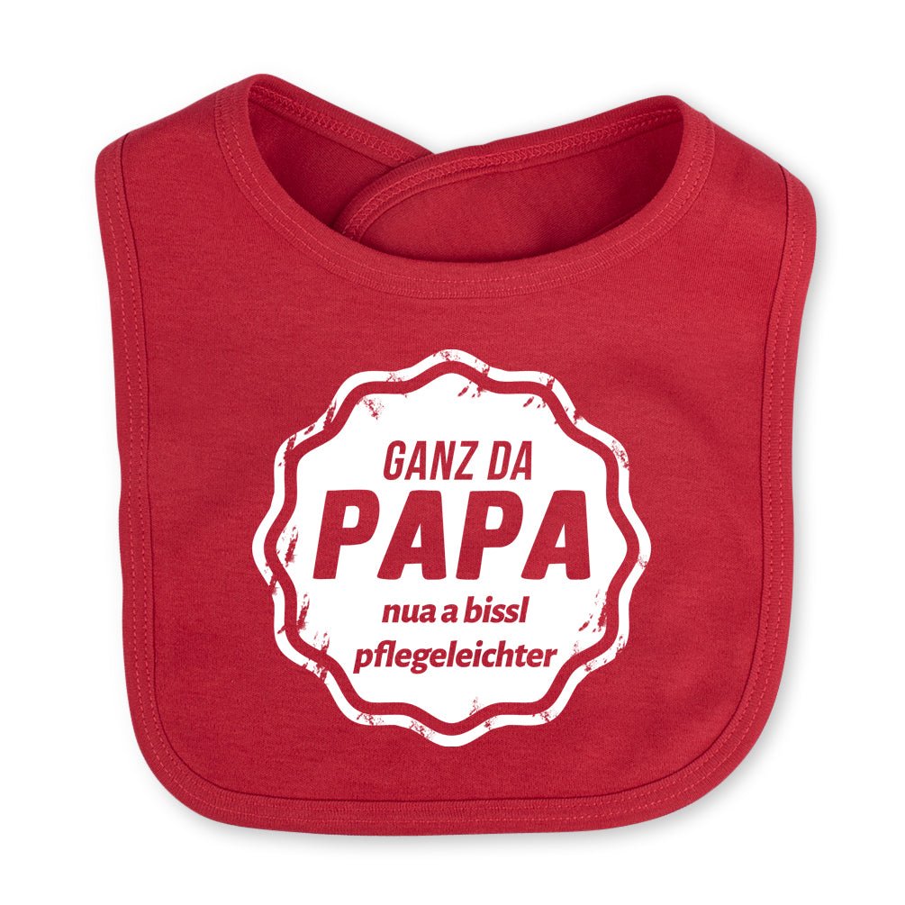 Babylätzchen "Ganz da Papa" - meinherzschlag.de