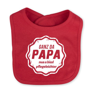 Babylätzchen "Ganz da Papa" - meinherzschlag.de