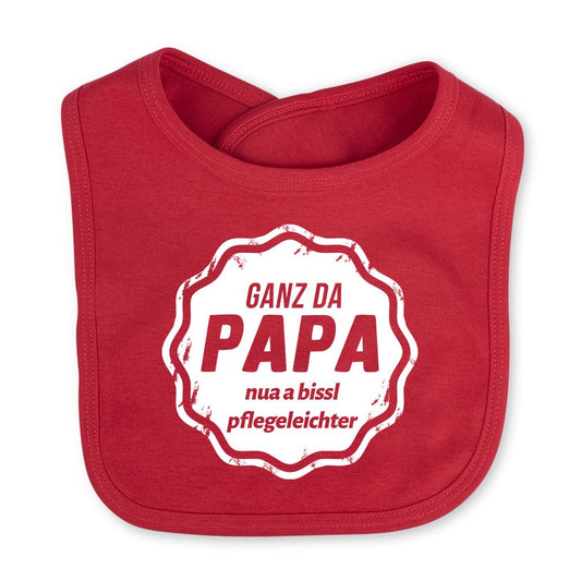 Babylätzchen "Ganz da Papa" - meinherzschlag.de