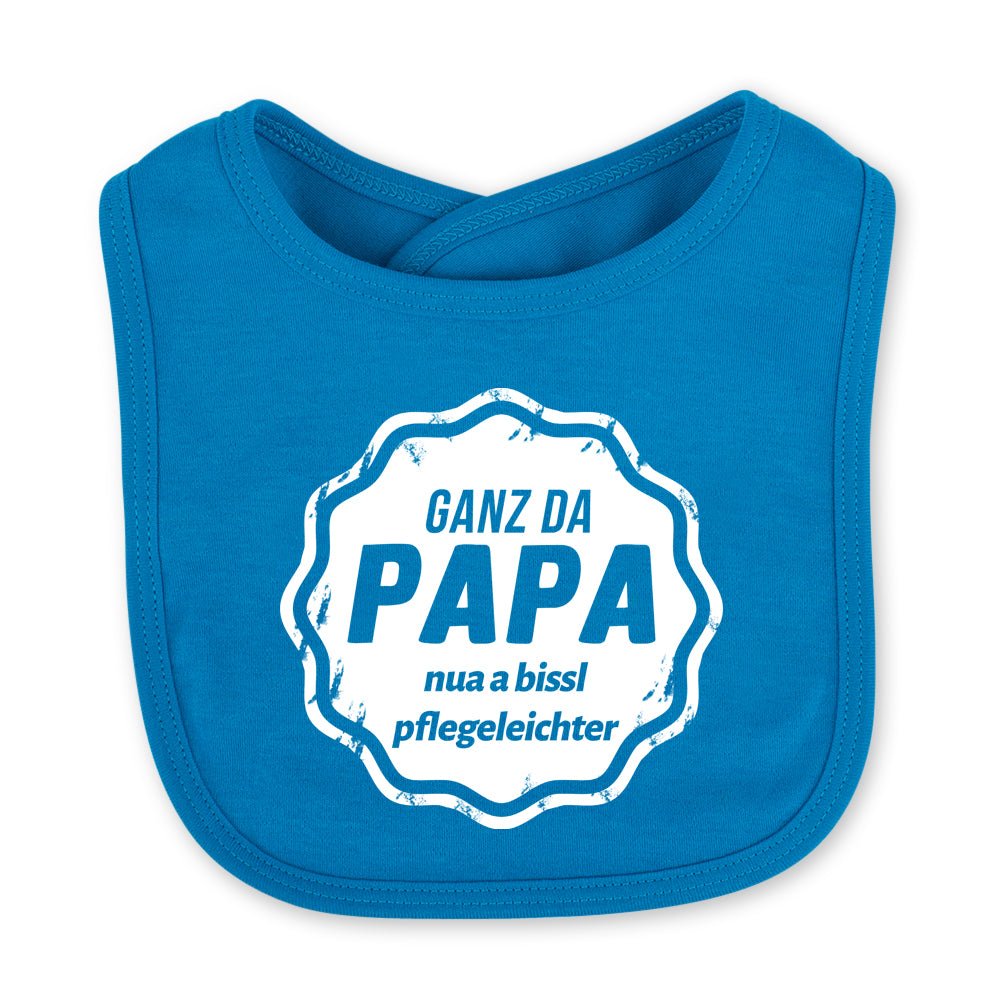 Babylätzchen "Ganz da Papa" - meinherzschlag.de