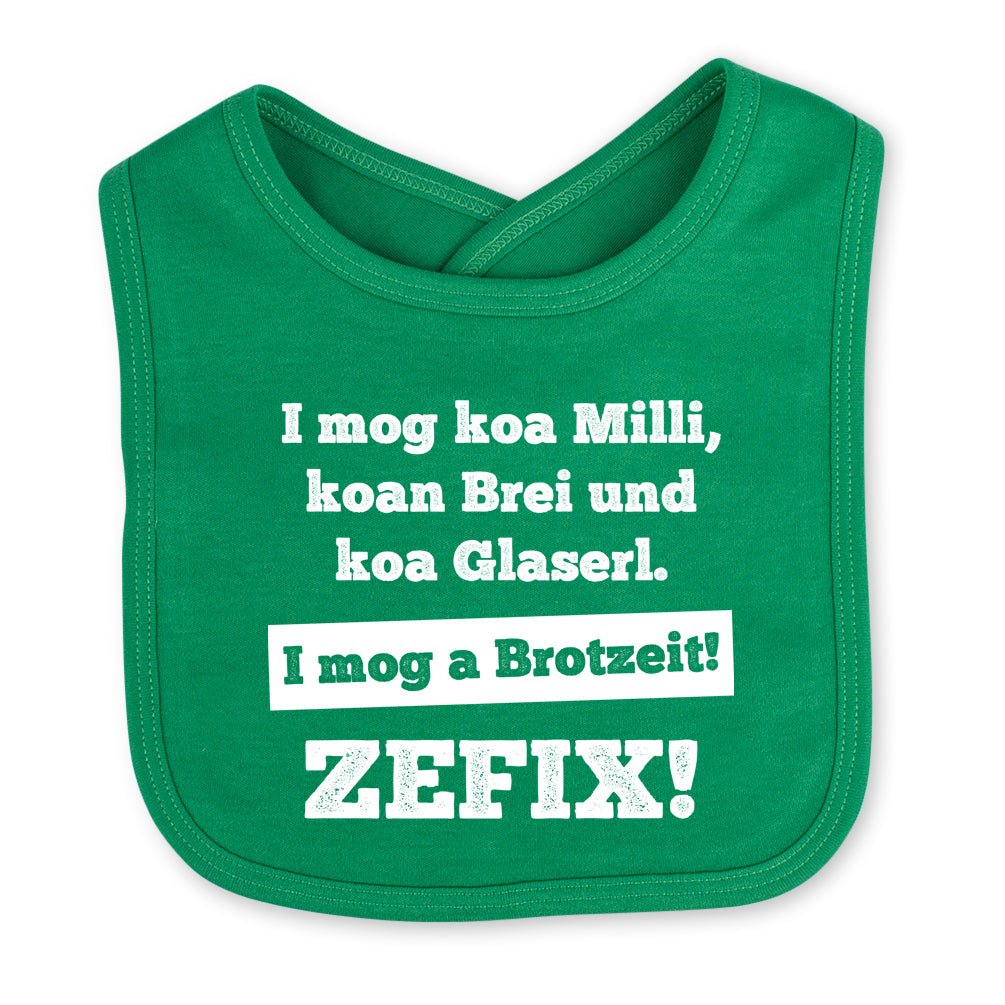 Babylätzchen "I mog a Brotzeit" - meinherzschlag.de