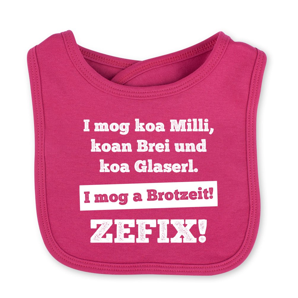 Babylätzchen "I mog a Brotzeit" - meinherzschlag.de