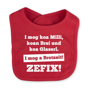 Babylätzchen "I mog a Brotzeit" - meinherzschlag.de