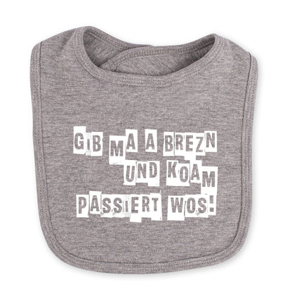 Babylätzchen "Koam passiert wos!" - meinherzschlag.de