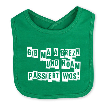 Babylätzchen "Koam passiert wos!" - meinherzschlag.de