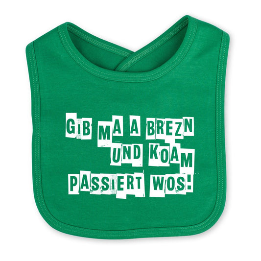 Babylätzchen "Koam passiert wos!" - meinherzschlag.de
