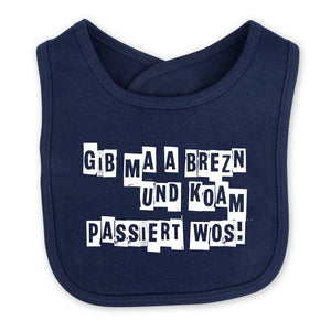 Babylätzchen "Koam passiert wos!" - meinherzschlag.de