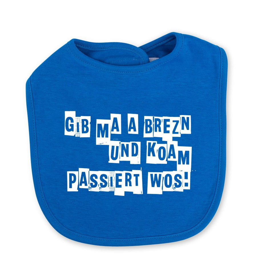 Babylätzchen "Koam passiert wos!" - meinherzschlag.de