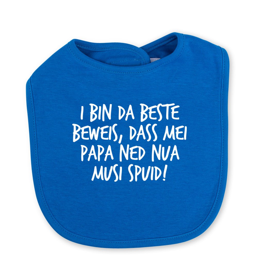 Babylätzchen "Musi spuid!" - meinherzschlag.de