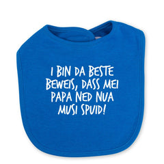 Babylätzchen "Musi spuid!"