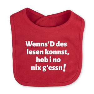 Babylätzchen "Nix g'essn!" - meinherzschlag.de