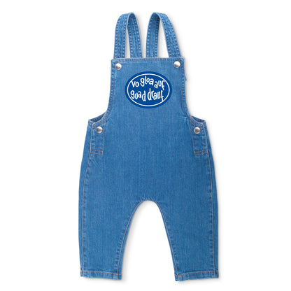 Baby Latzhose "Vo gloa auf guad drauf!"