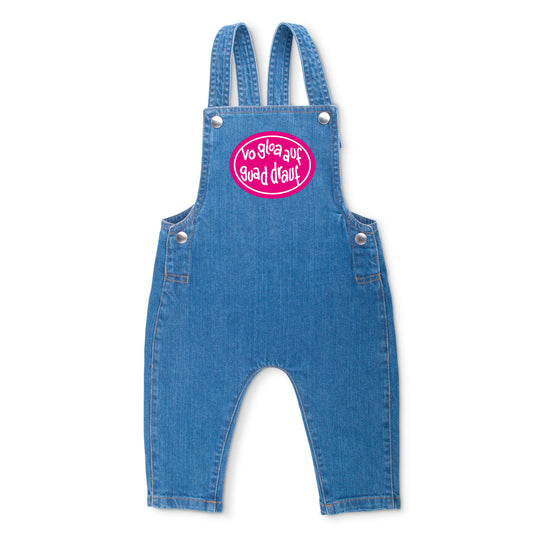 Baby Latzhose "Vo gloa auf guad drauf!"