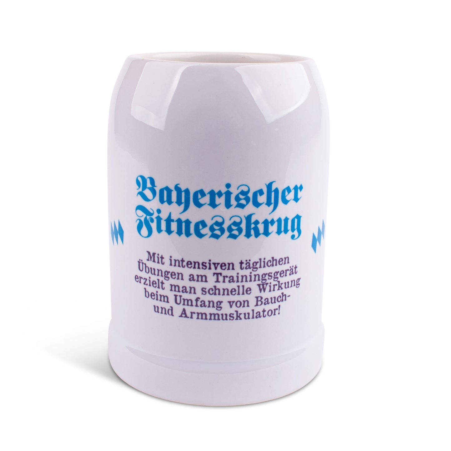 Bierkrug "Bayerischer Fitnesskrug" - meinherzschlag.de