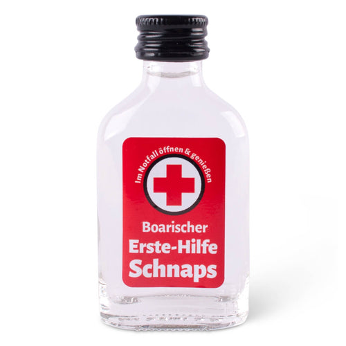 Boarischer Erste - Hilfe - Schnaps - meinherzschlag.de