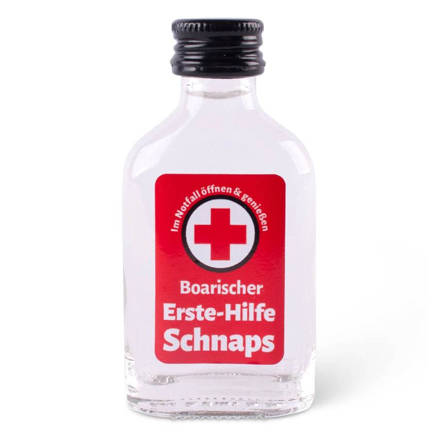 Boarischer Erste - Hilfe - Schnaps - meinherzschlag.de