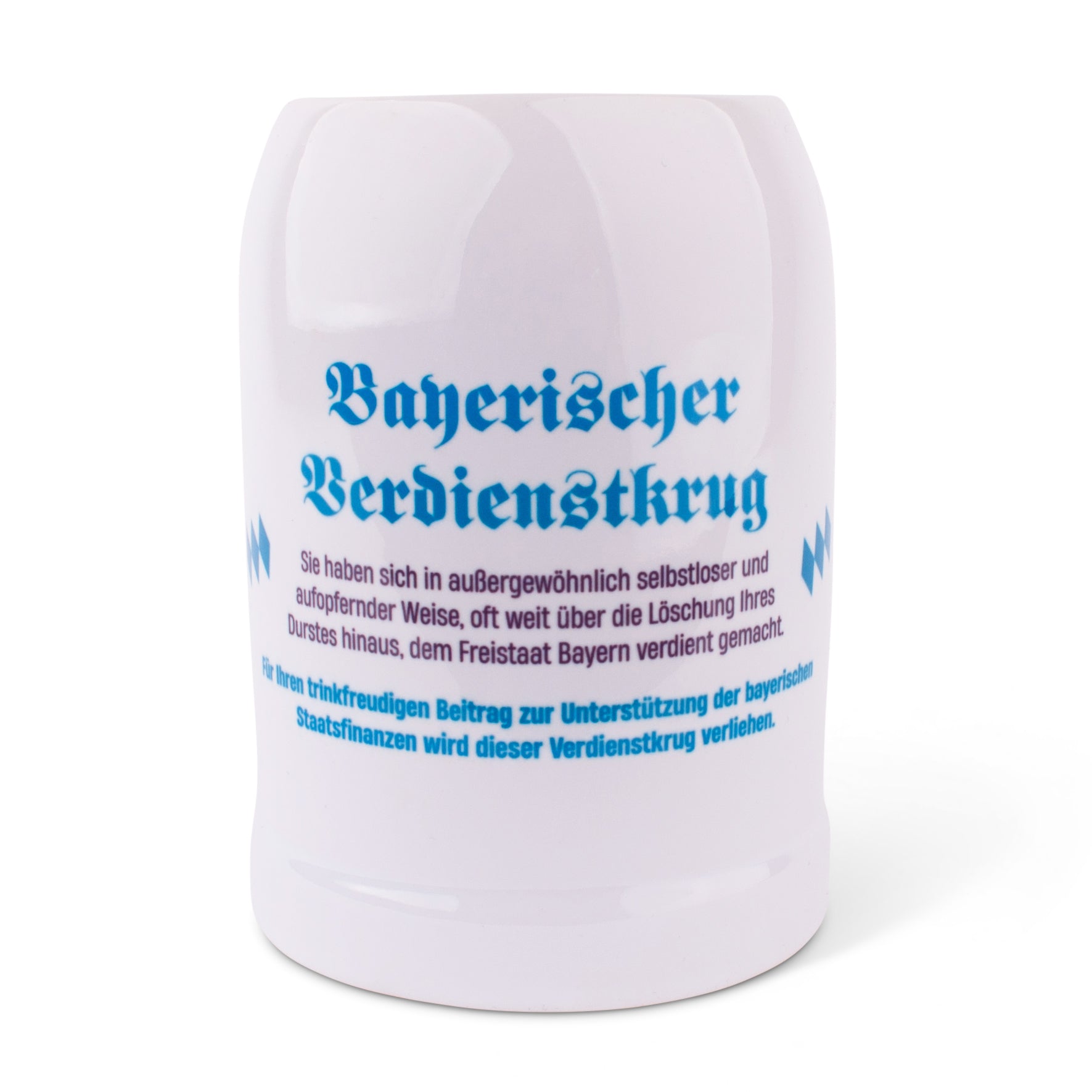 Bierkrug "Bayerischer Verdienstkrug" - meinherzschlag.de