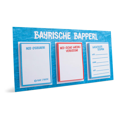 Haftnotizen "Bayrische Bapperl" - meinherzschlag.de