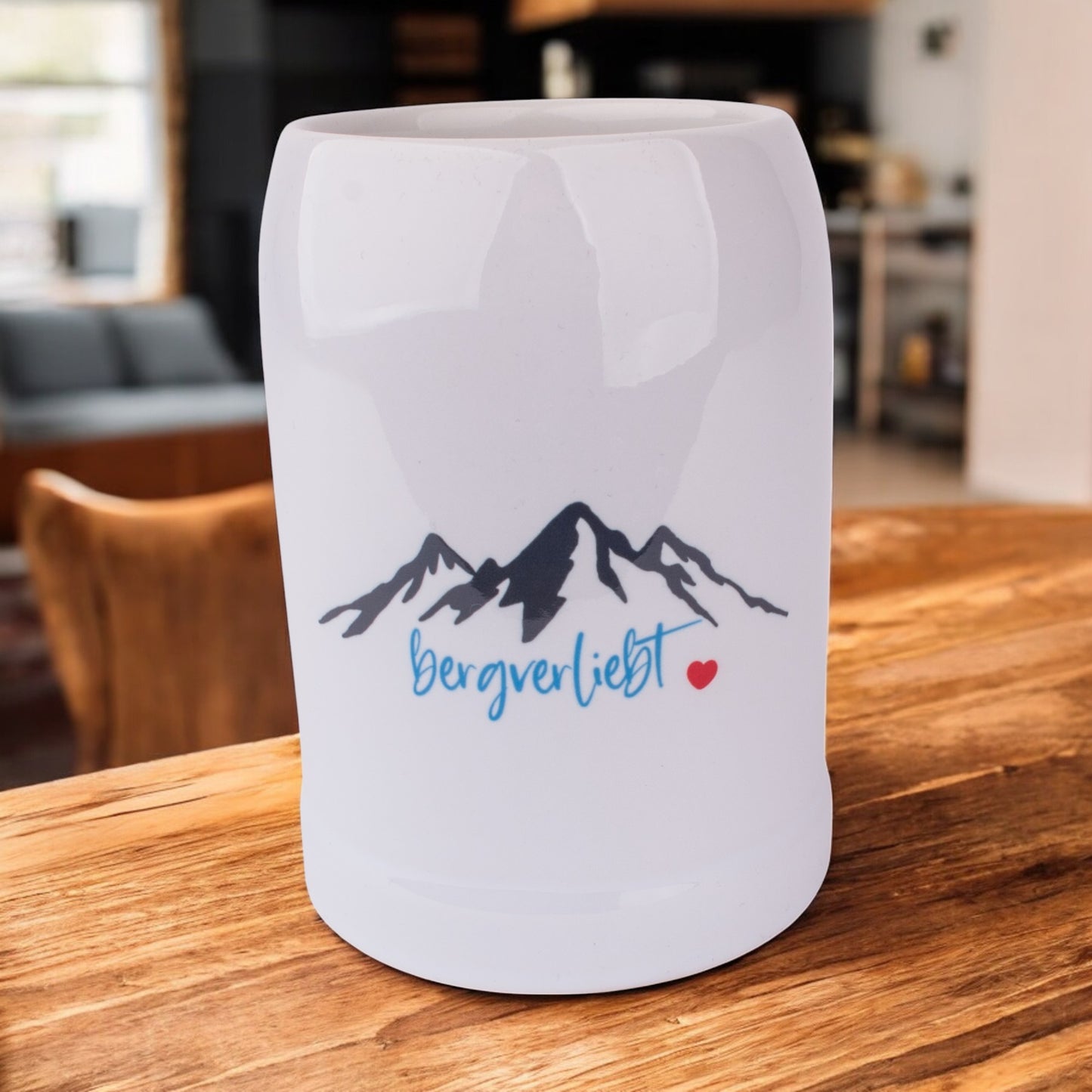 Bierkrug "Bergverliebt" - meinherzschlag.de