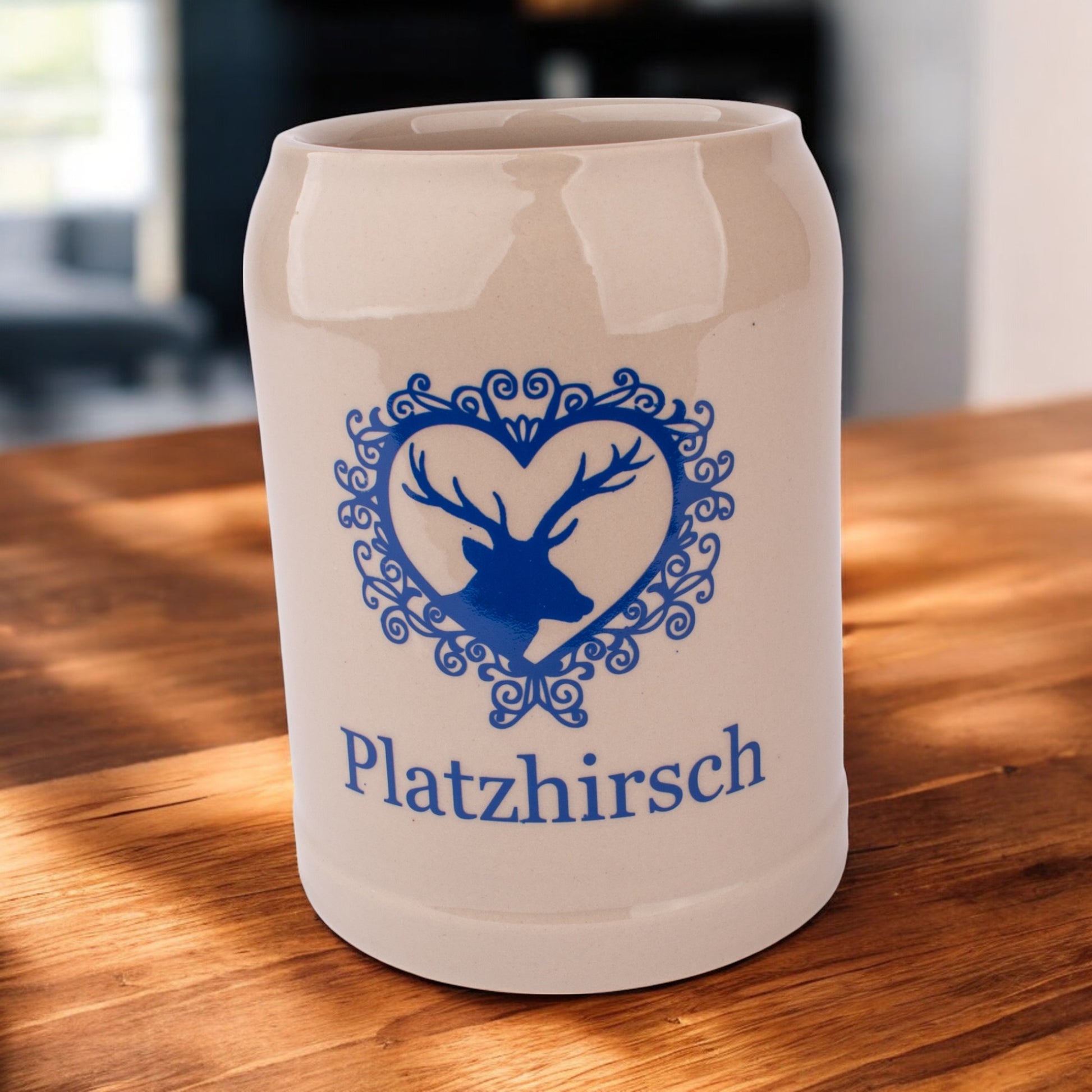 Bierkrug "Platzhirsch" - meinherzschlag.de