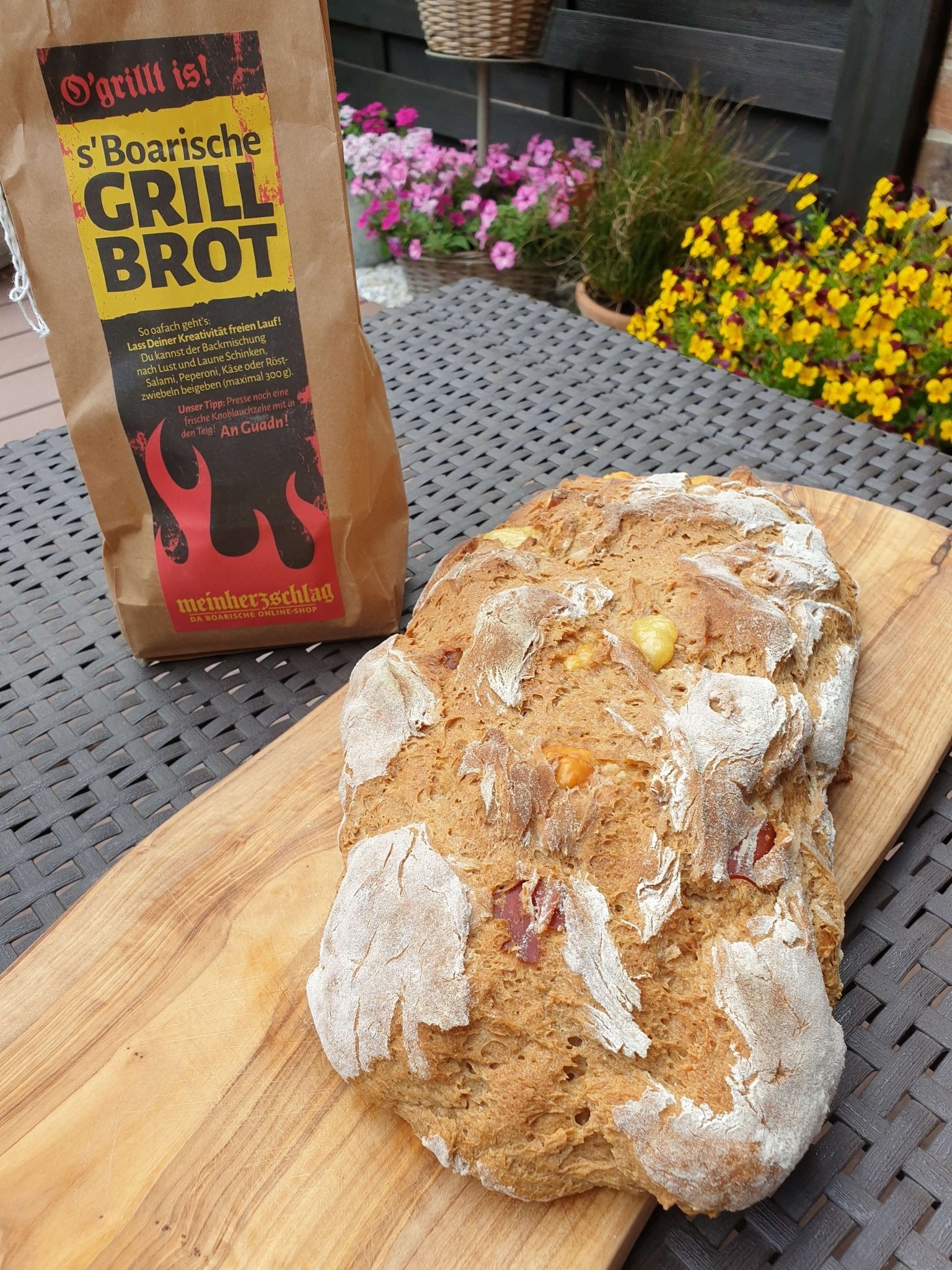 Backmischung "s'Boarische Grillbrot" - meinherzschlag.de