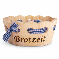 Holzkorb "Brotzeit"