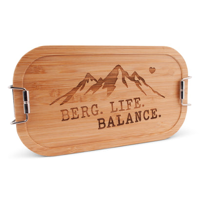Brotzeitbox "Berg. Life. Balance." - meinherzschlag.de
