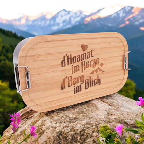 Brotzeitbox "d'Hoamat im Herzn" - meinherzschlag.de