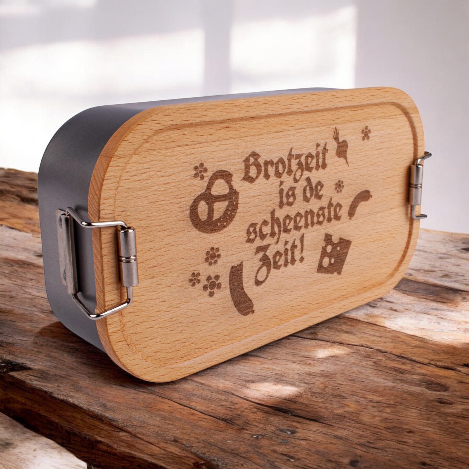 Brotzeitbox "Brotzeit is de scheenste Zeit" - meinherzschlag.de