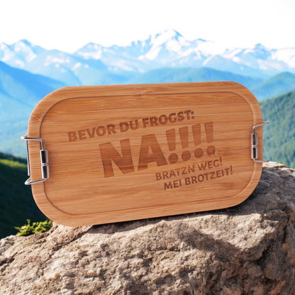 Brotzeitbox "Bevor Du frogst: NA!!!" - meinherzschlag.de