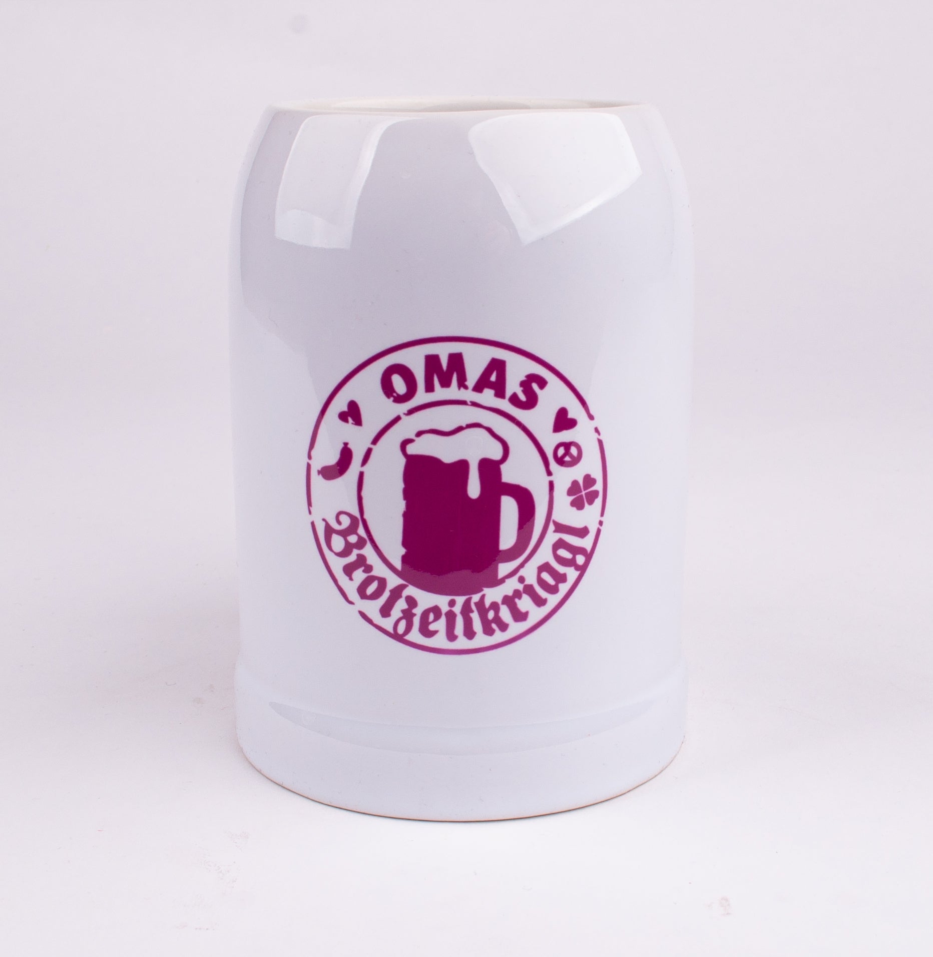 Bierkrug "Omas Brotzeitkriagl" - meinherzschlag.de