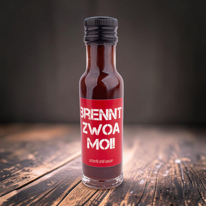 Chilisauce "Brennt zwoa moi!"
