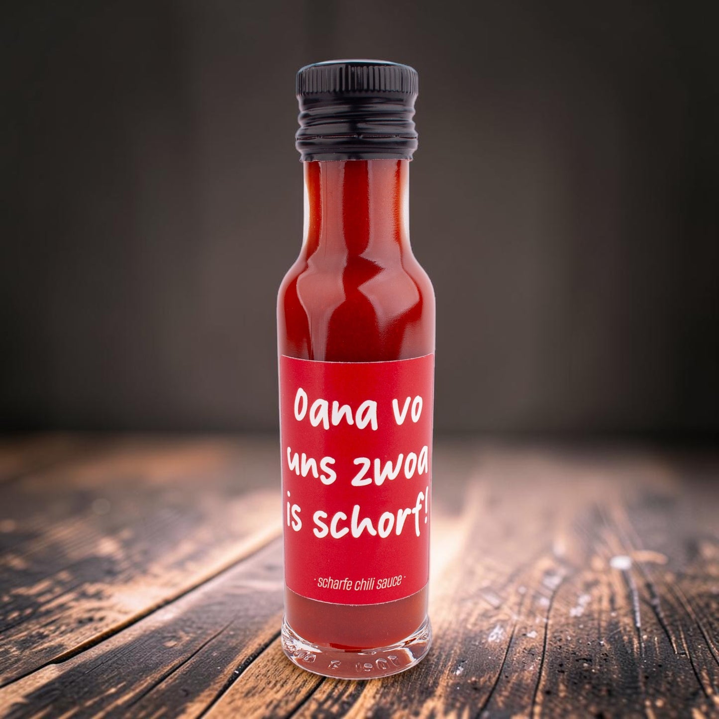 Chilisauce "Oana vo uns zwoa is schorf!"