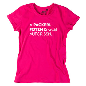Damen - Shirt "A Packerl" - meinherzschlag.de