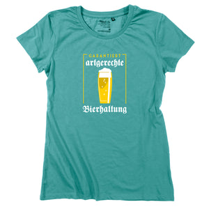 Damen-Shirt "Artgerechte Bierhaltung"