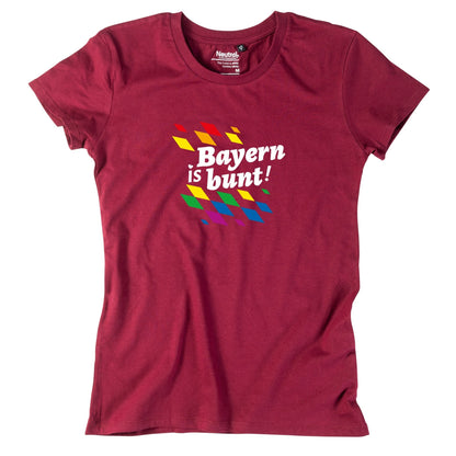 Damen - Shirt "Bayern is bunt!" - meinherzschlag.de