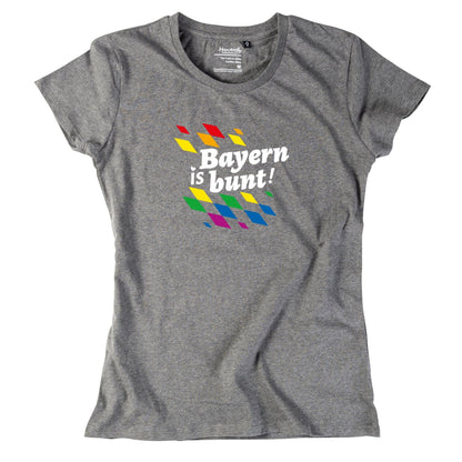 Damen - Shirt "Bayern is bunt!" - meinherzschlag.de