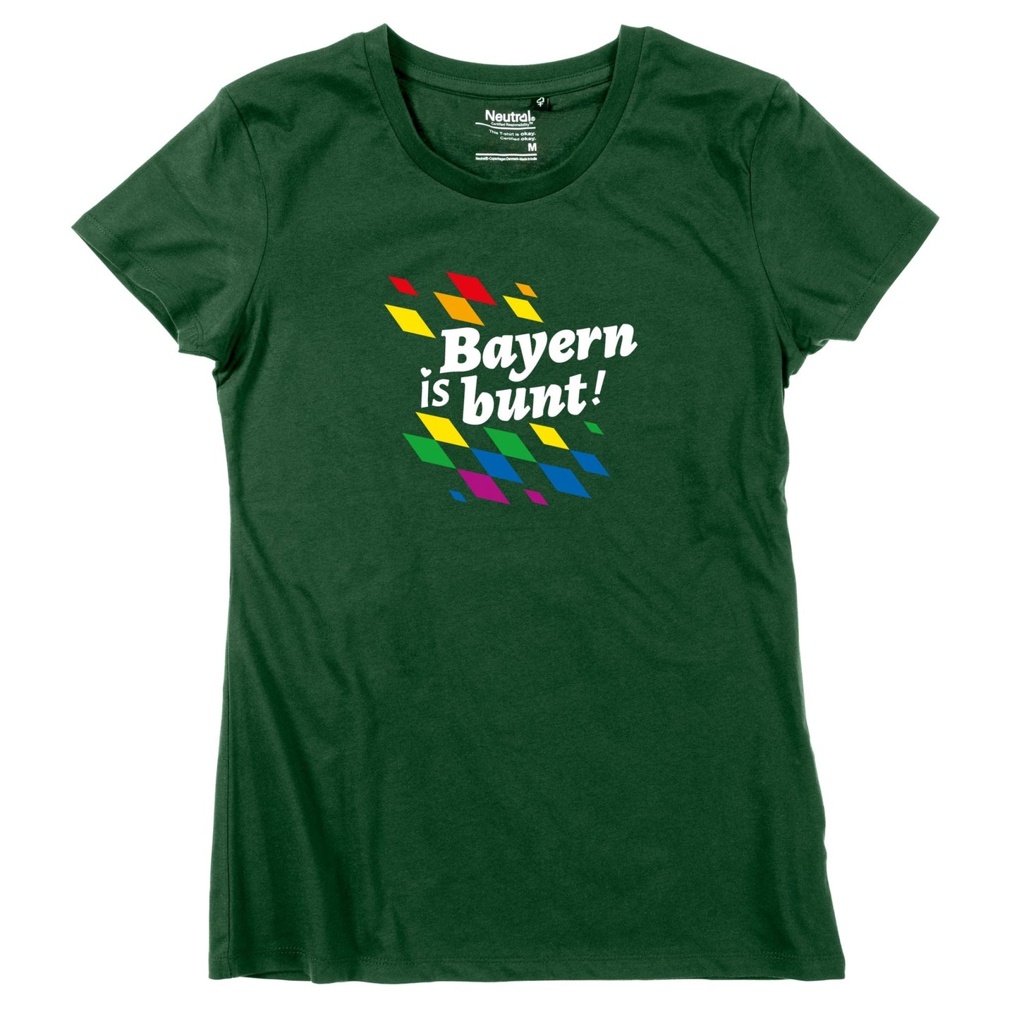 Damen - Shirt "Bayern is bunt!" - meinherzschlag.de