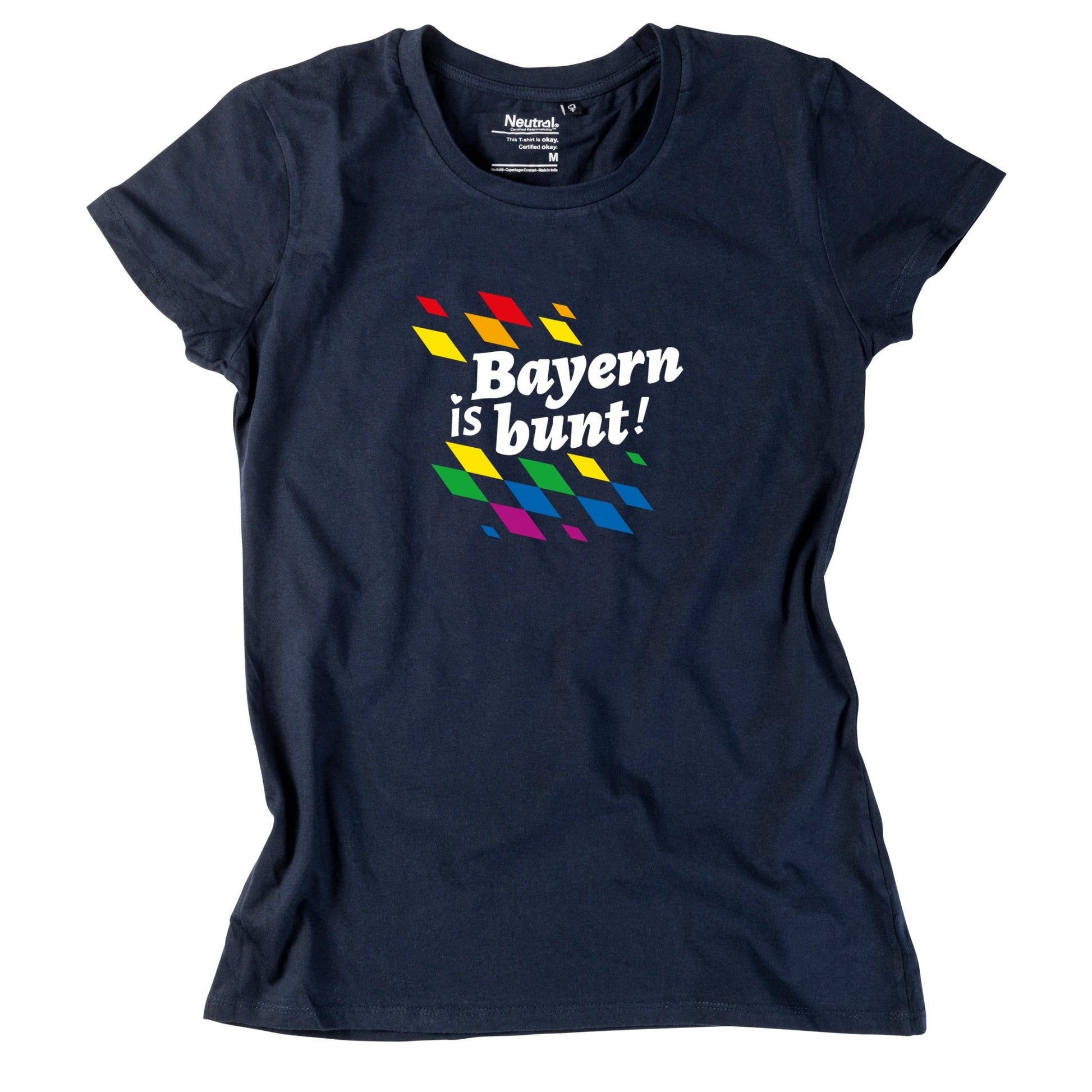 Damen - Shirt "Bayern is bunt!" - meinherzschlag.de