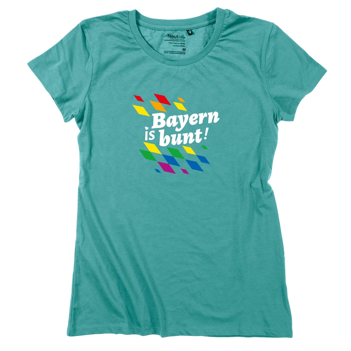 Damen - Shirt "Bayern is bunt!" - meinherzschlag.de