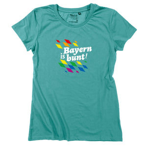 Damen - Shirt "Bayern is bunt!" - meinherzschlag.de