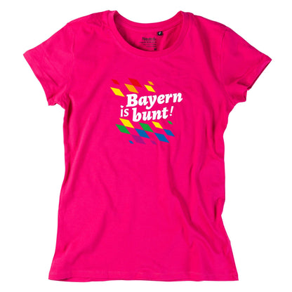 Damen - Shirt "Bayern is bunt!" - meinherzschlag.de