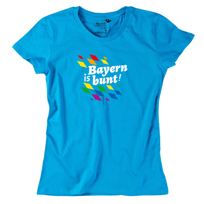 Damen - Shirt "Bayern is bunt!" - meinherzschlag.de