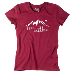 Damen - Shirt "Berg. Life. Balance." - meinherzschlag.de