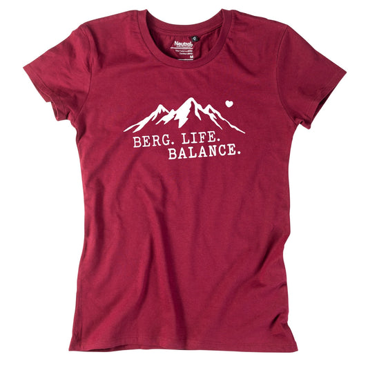Damen - Shirt "Berg. Life. Balance." - meinherzschlag.de