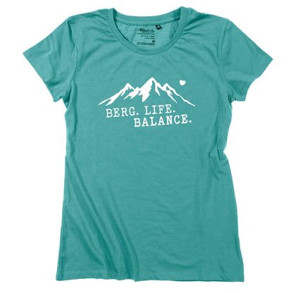 Damen - Shirt "Berg. Life. Balance." - meinherzschlag.de
