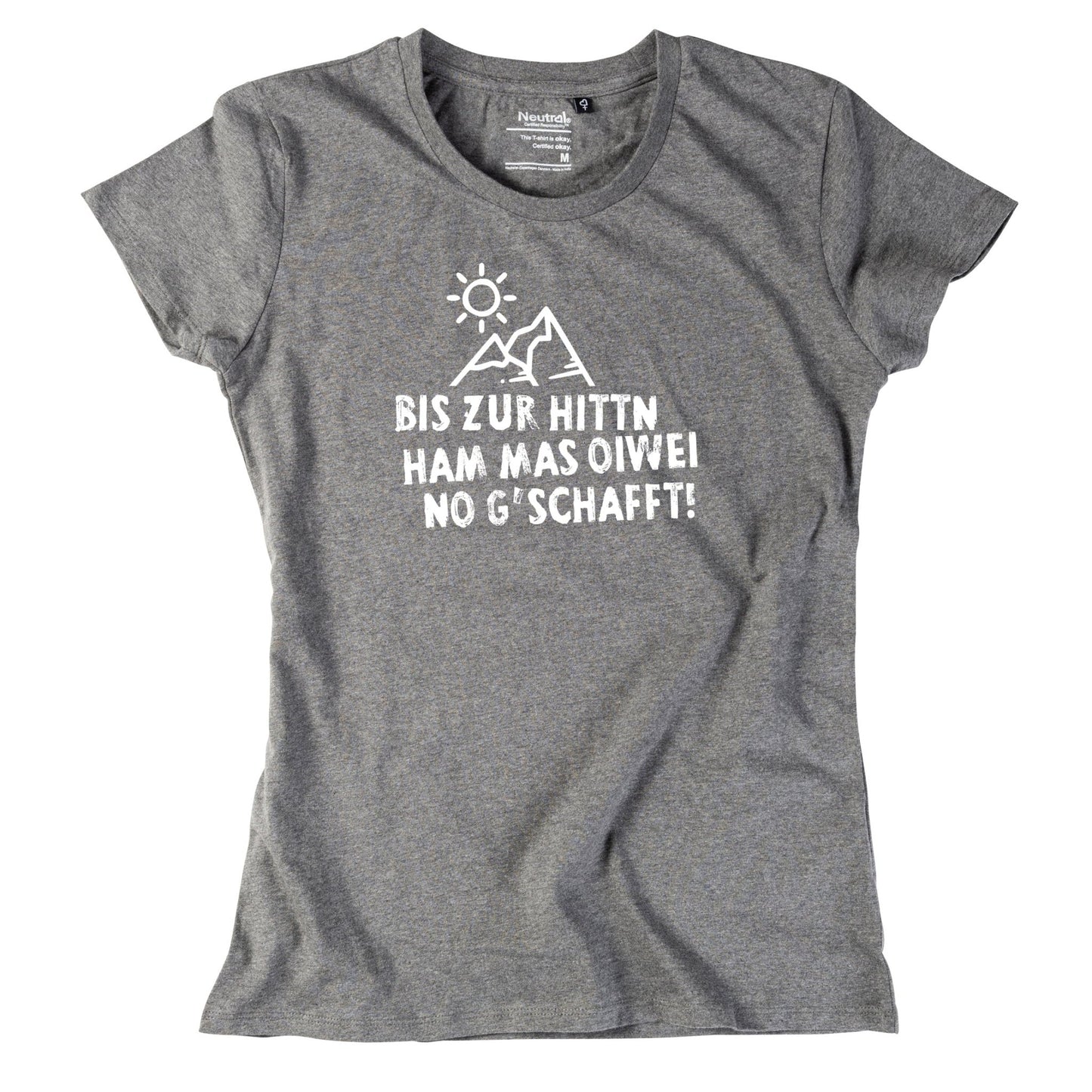 Damen - Shirt "Bis zur Hittn" - meinherzschlag.de
