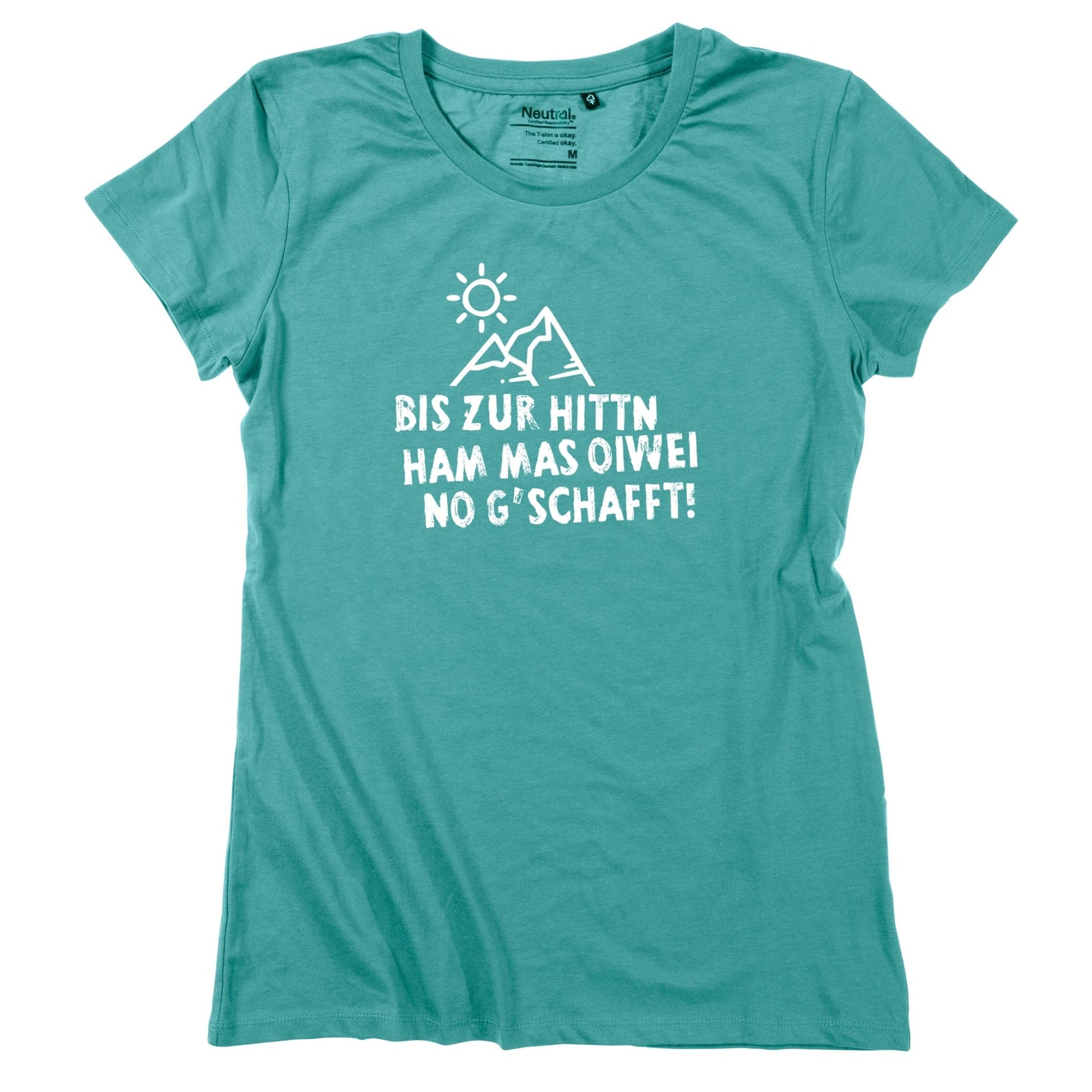 Damen - Shirt "Bis zur Hittn" - meinherzschlag.de
